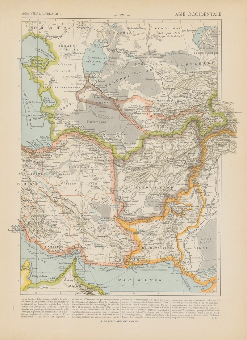 Paul Vidal de La Blache - Asie Occidentale