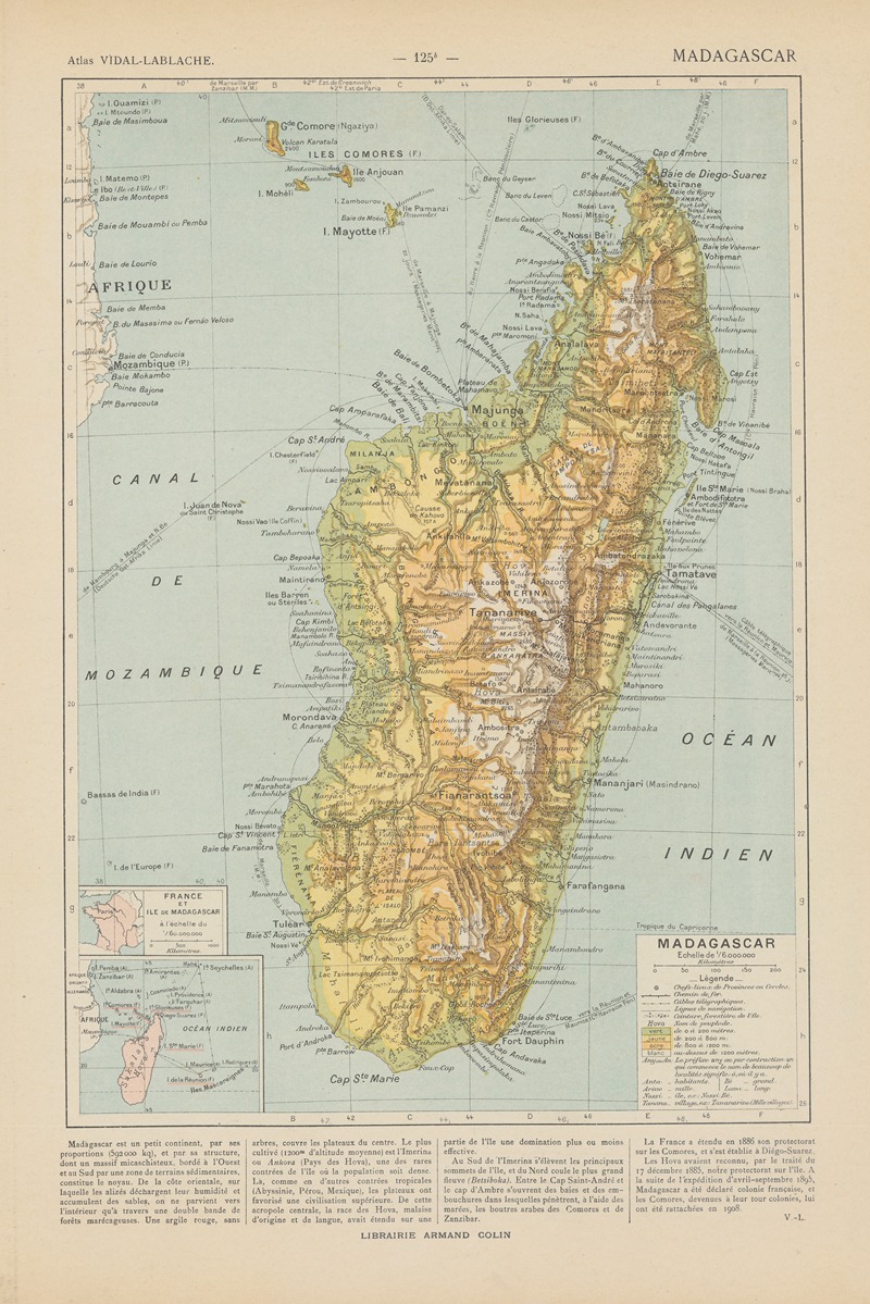 Paul Vidal de La Blache - Madagascar