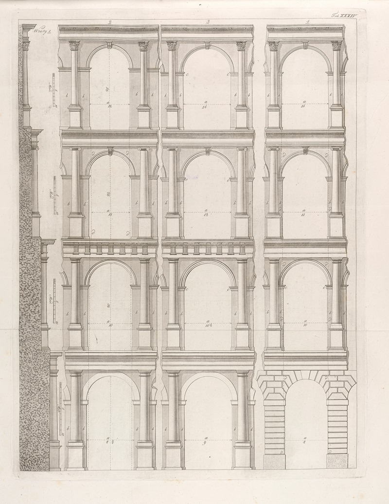 Sebastian Sierakowski - Architektura obeymuiaca wszelki gatunek murowania i budowania Pl.035