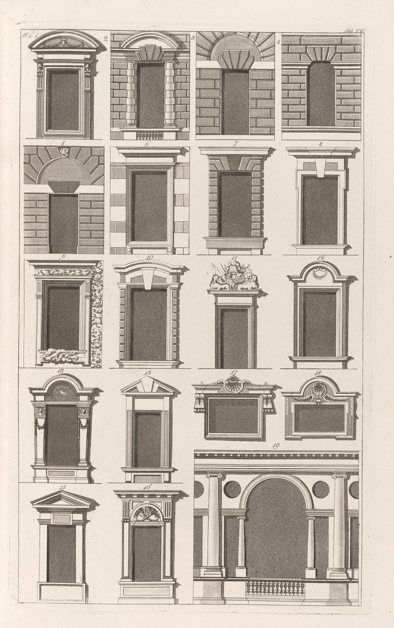 Sebastian Sierakowski - Architektura obeymuiaca wszelki gatunek murowania i budowania Pl.049