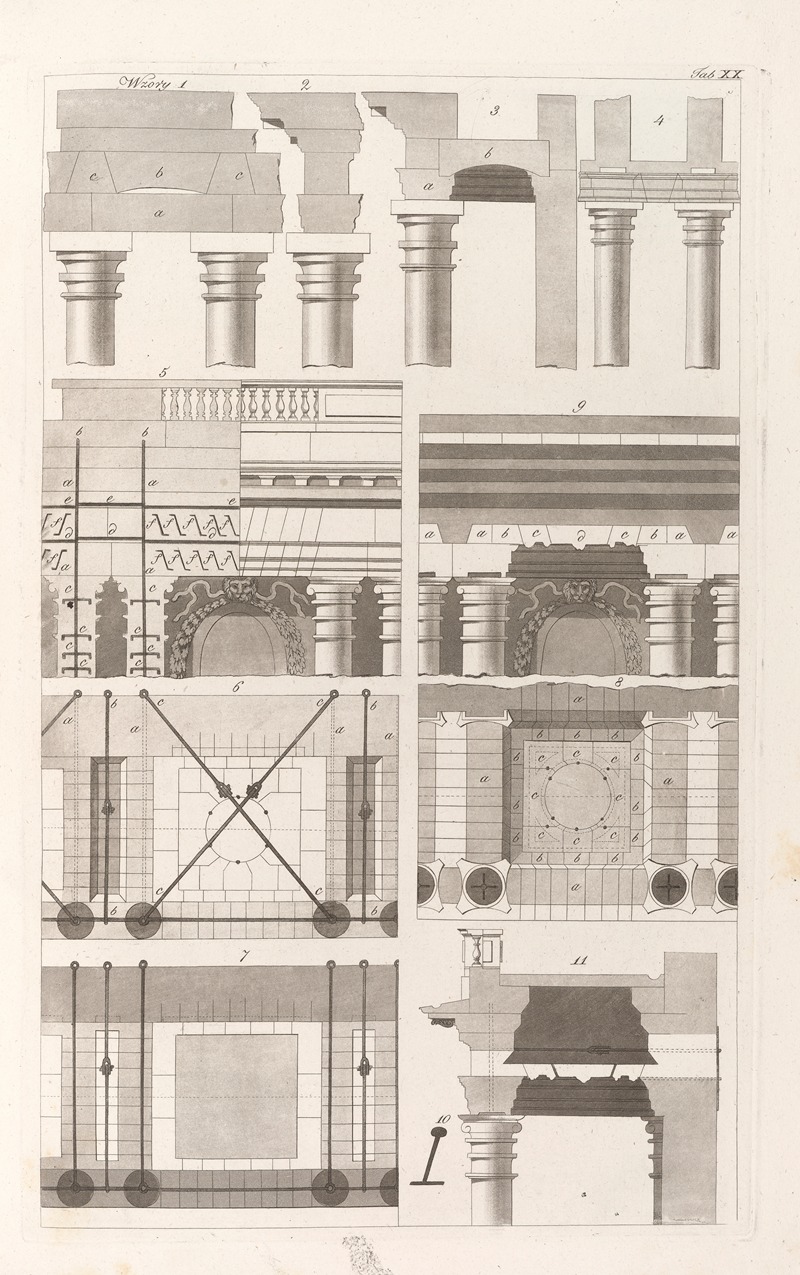 Sebastian Sierakowski - Architektura obeymuiaca wszelki gatunek murowania i budowania Pl.107