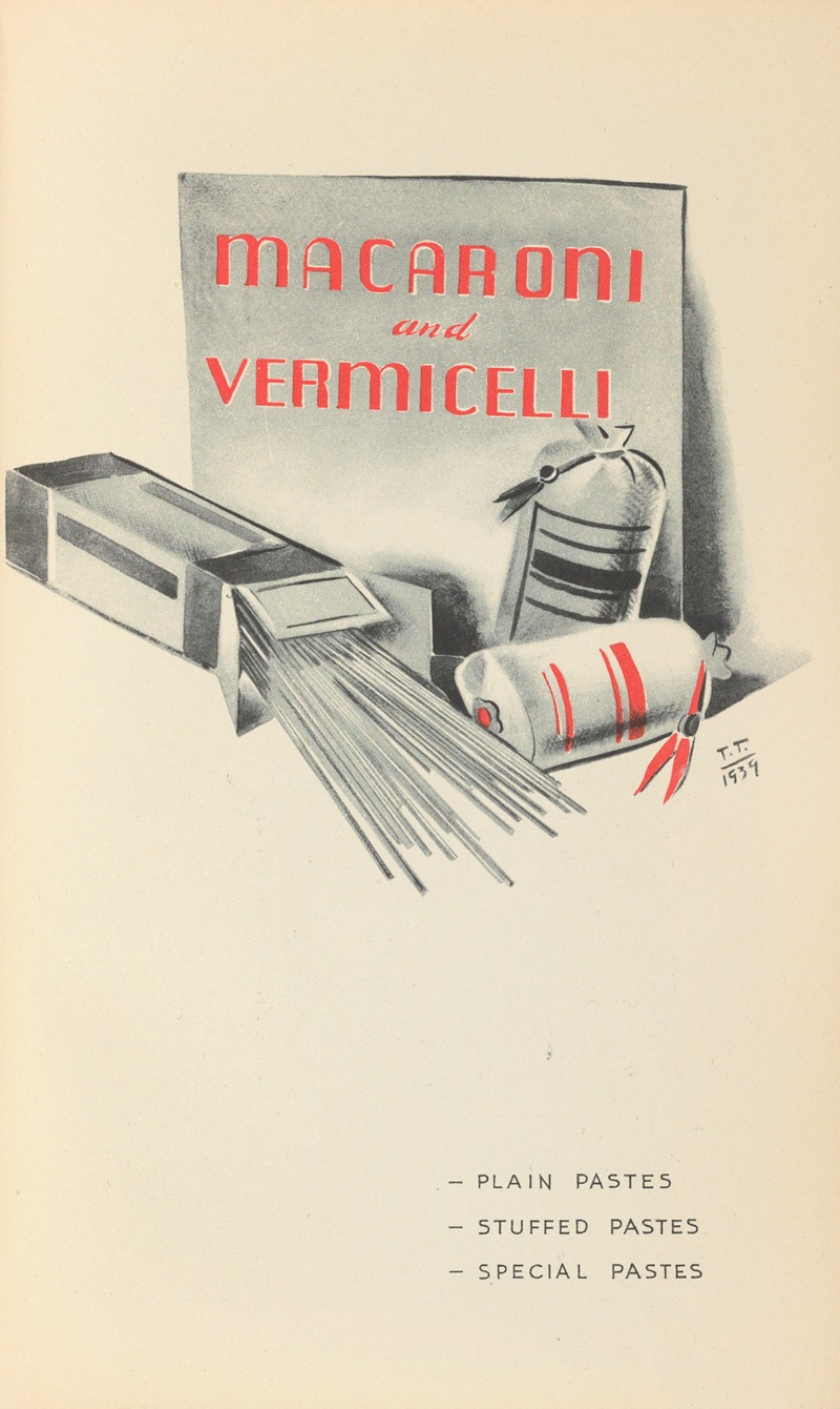 T. Tommasini - Macaroni and vermicelli