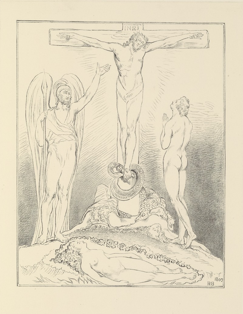 William Bell Scott - William Blake; etchings from his works Pl.10