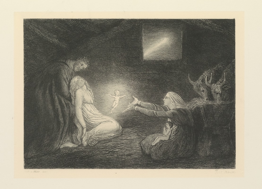 William Bell Scott - William Blake; etchings from his works Pl.4