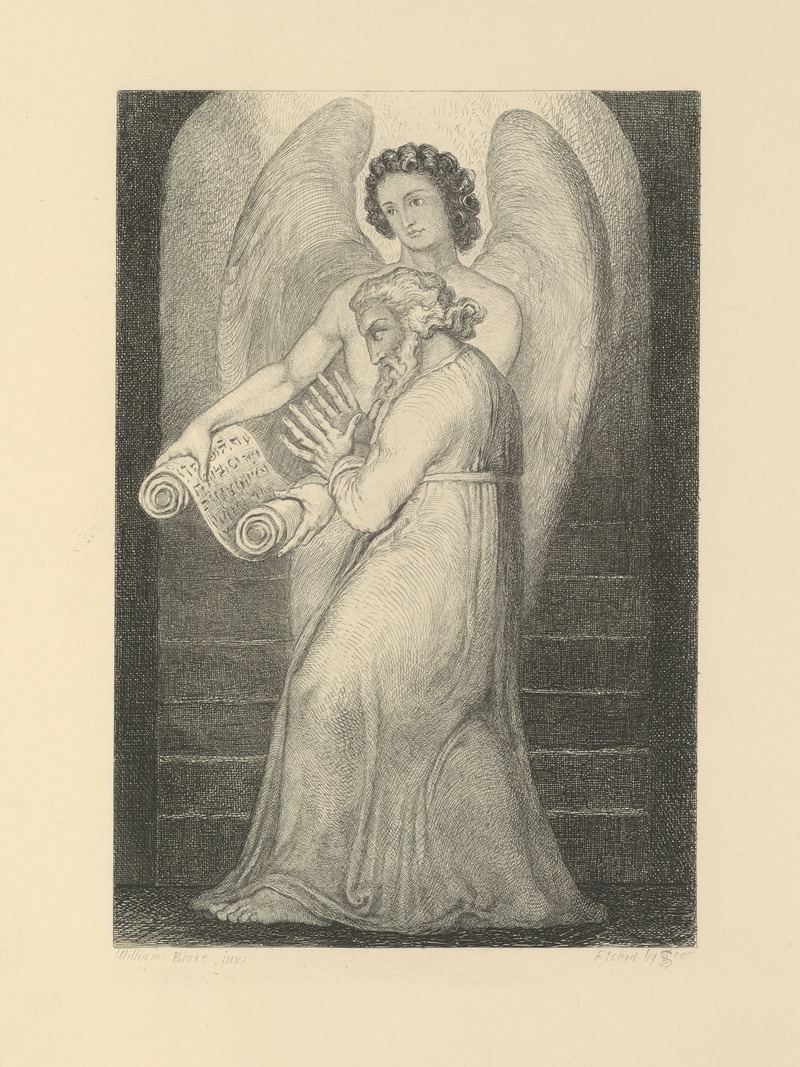 William Bell Scott - William Blake; etchings from his works Pl.5