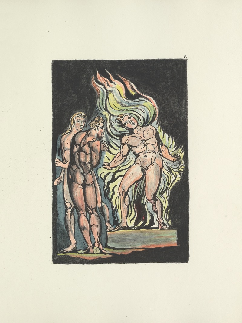 William Blake - Milton, a poem in 2 books Pl.08