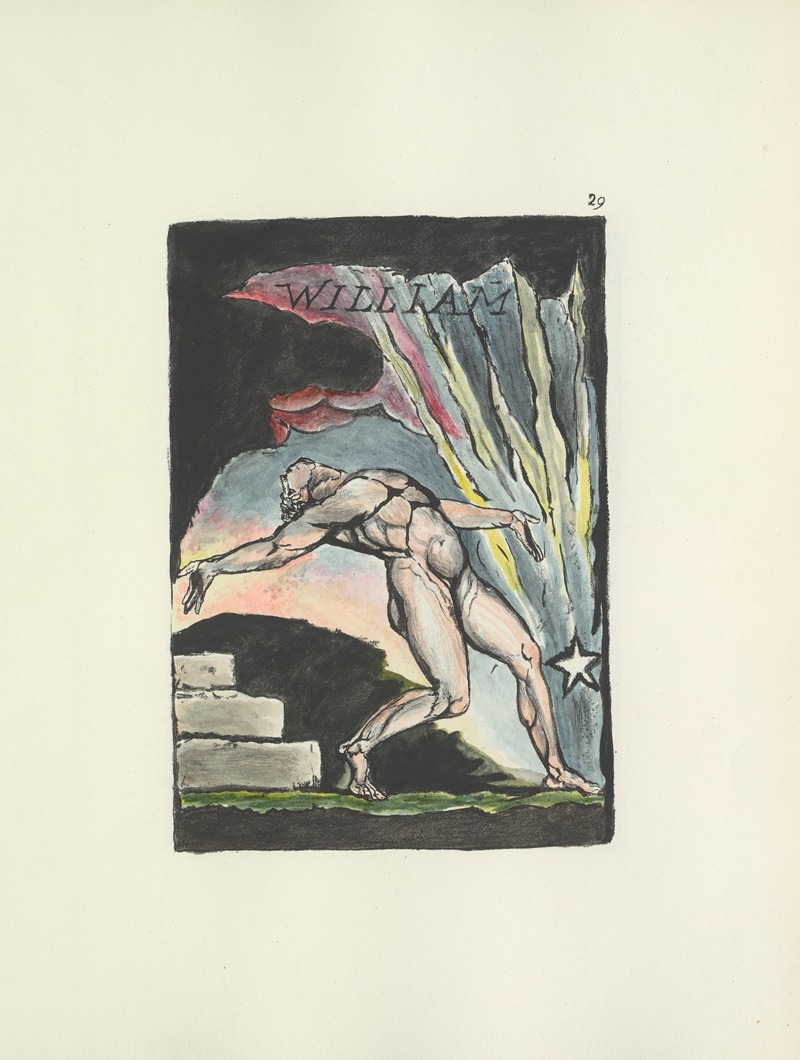 William Blake - Milton, a poem in 2 books Pl.29