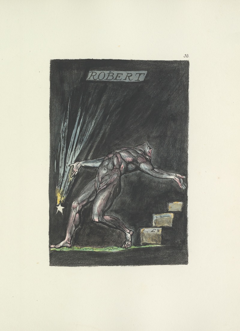 William Blake - Milton, a poem in 2 books Pl.33
