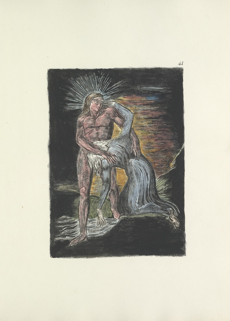 William Blake - Milton, a poem in 2 books Pl.41