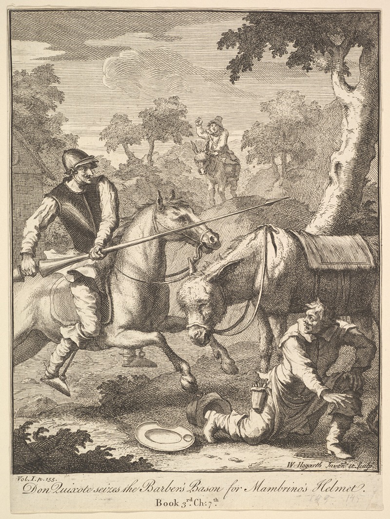 William Hogarth - The Adventure of Mambrino’s Helmet