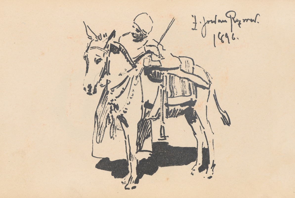 Zygmunt Rozwadowski - Arab z koniem