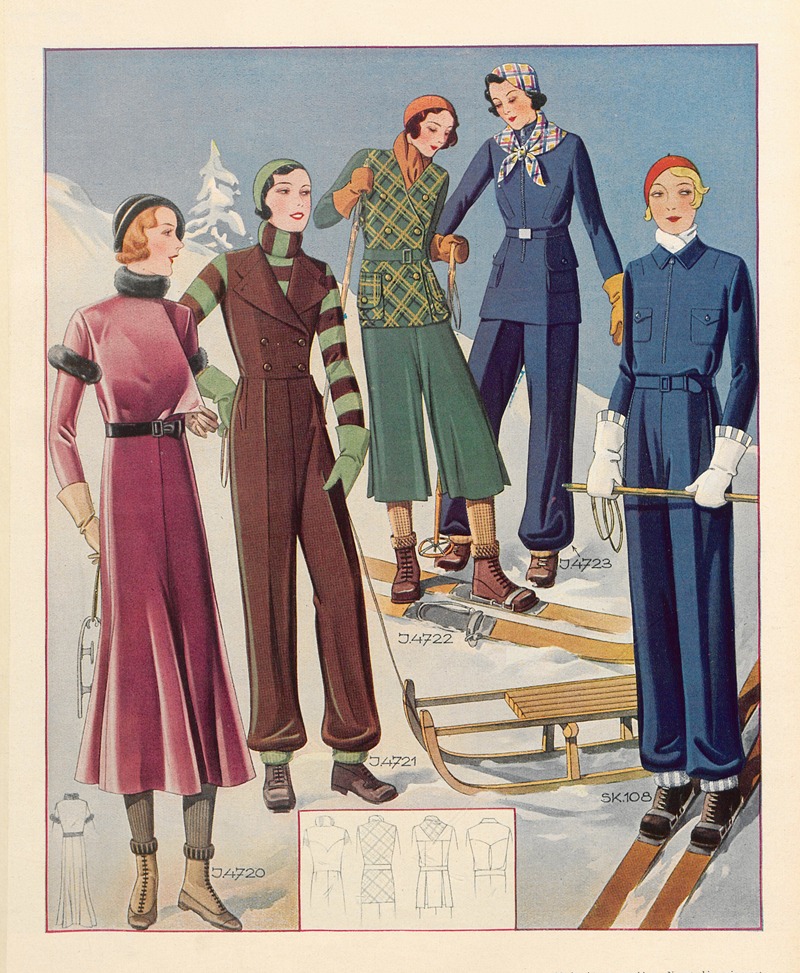Maria Grydzewska (Editor) - Przegląd Mody R.09, nr 12 Pl.4