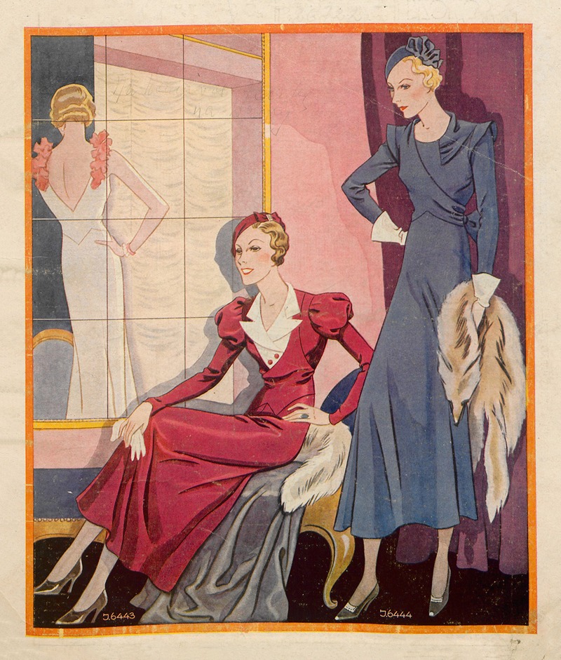 Maria Grydzewska (Editor) - Przegląd Mody R.11, nr 01 Pl.1