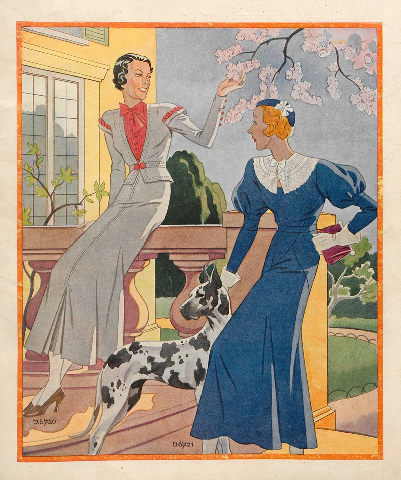 Maria Grydzewska (Editor) - Przegląd Mody R.11, nr 03 Pl.1