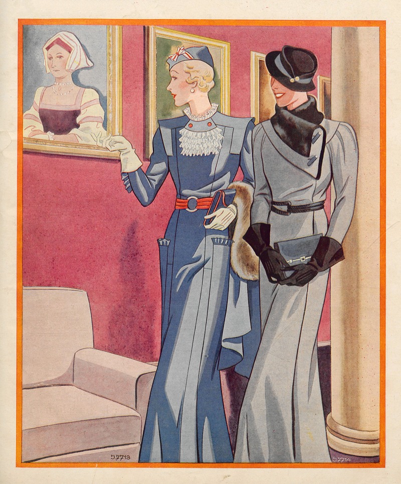Maria Grydzewska (Editor) - Przegląd Mody R.11, nr 10 Pl.1