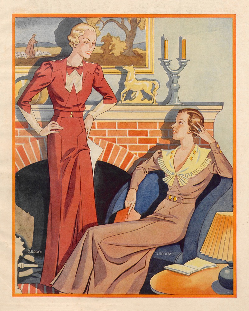 Maria Grydzewska (Editor) - Przegląd Mody R.11, nr 12 Pl.1