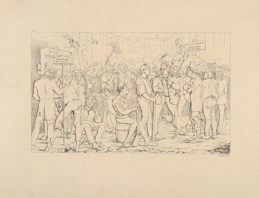 Adalbert John Volck - Enlistment of Sickles’ Brigade, New York