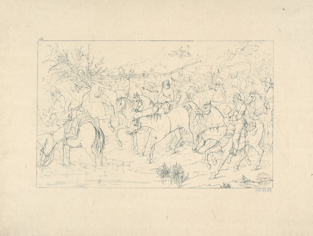 Adalbert John Volck - General Stuart’s Return from Pennsylvania