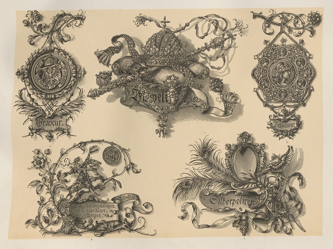 Albert Ilg - Allegories and Emblems Pl.006