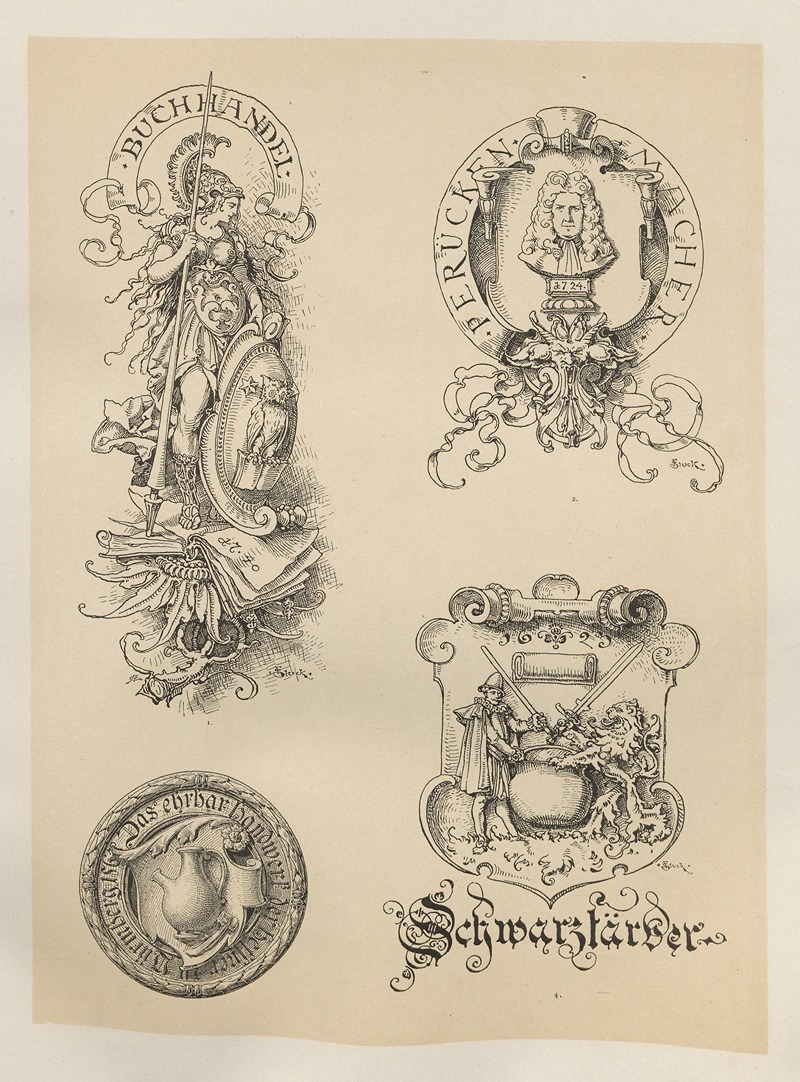 Albert Ilg - Allegories and Emblems Pl.011