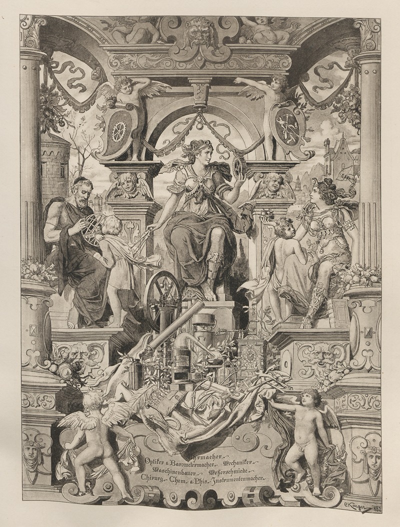 Albert Ilg - Allegories and Emblems Pl.013