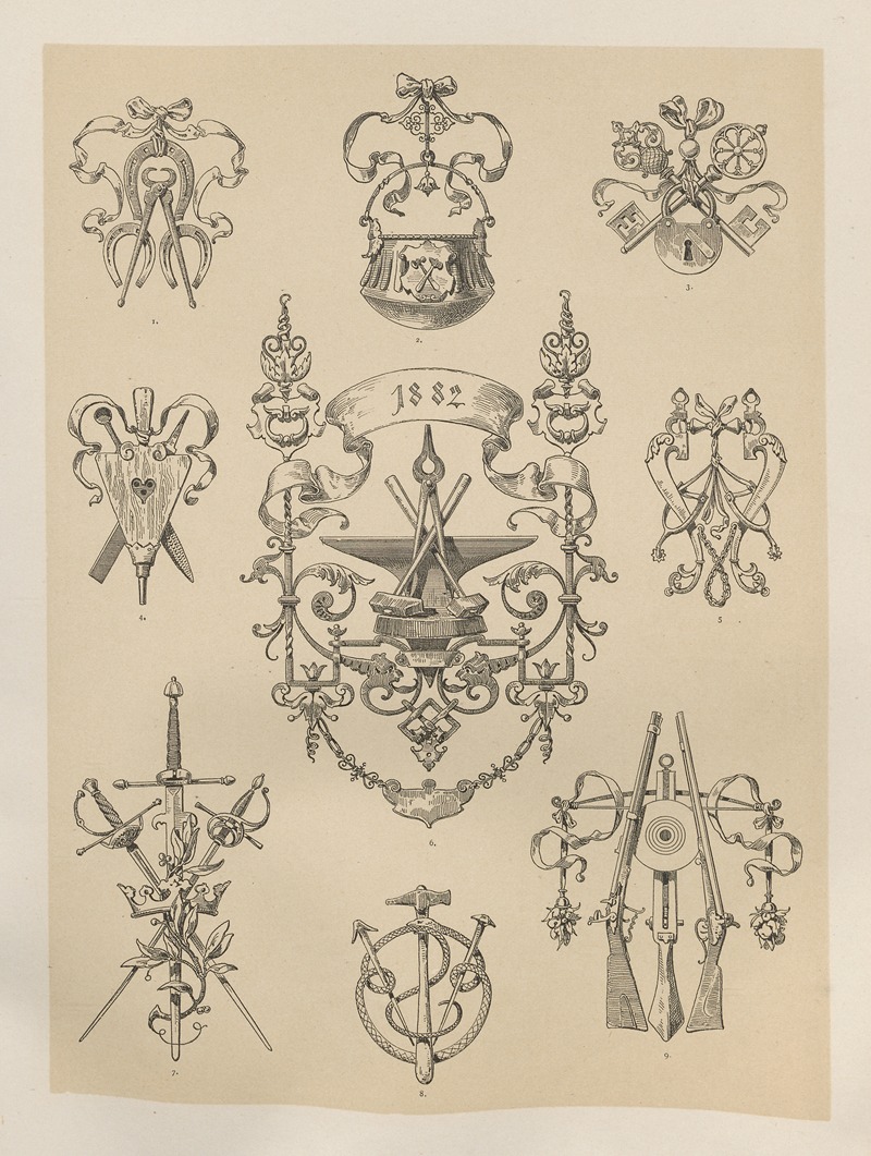 Albert Ilg - Allegories and Emblems Pl.014