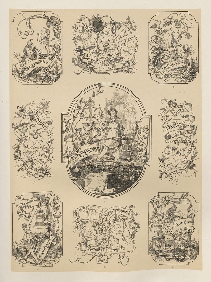 Albert Ilg - Allegories and Emblems Pl.030