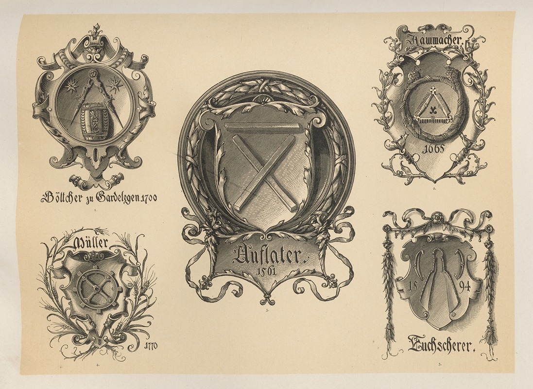 Albert Ilg - Allegories and Emblems Pl.047