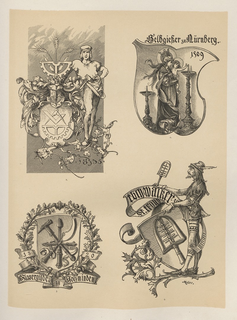 Albert Ilg - Allegories and Emblems Pl.050
