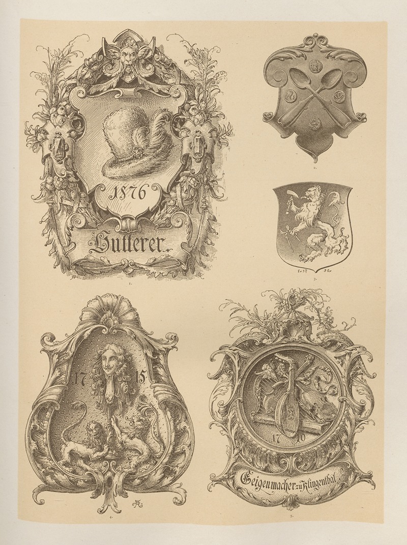 Albert Ilg - Allegories and Emblems Pl.051
