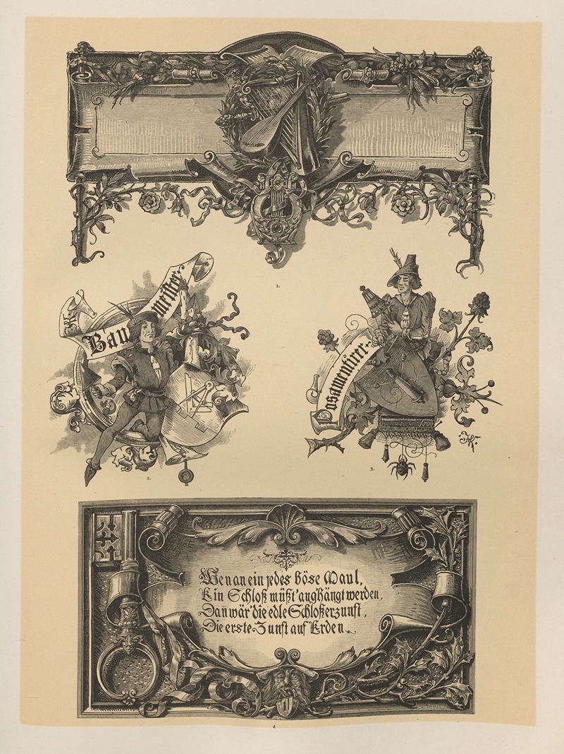 Albert Ilg - Allegories and Emblems Pl.080