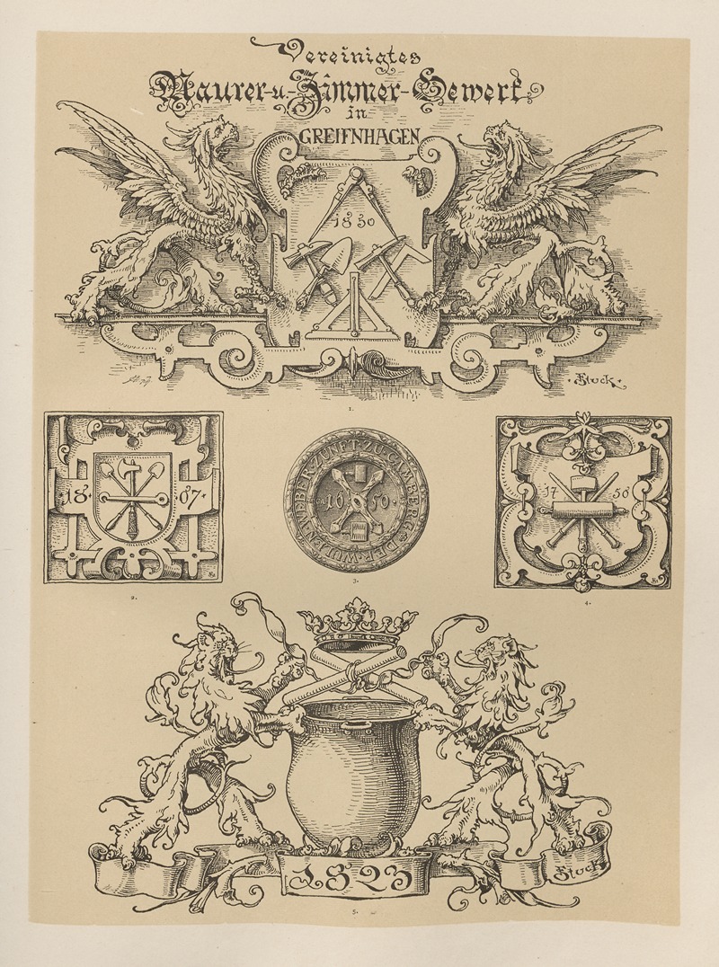 Albert Ilg - Allegories and Emblems Pl.084