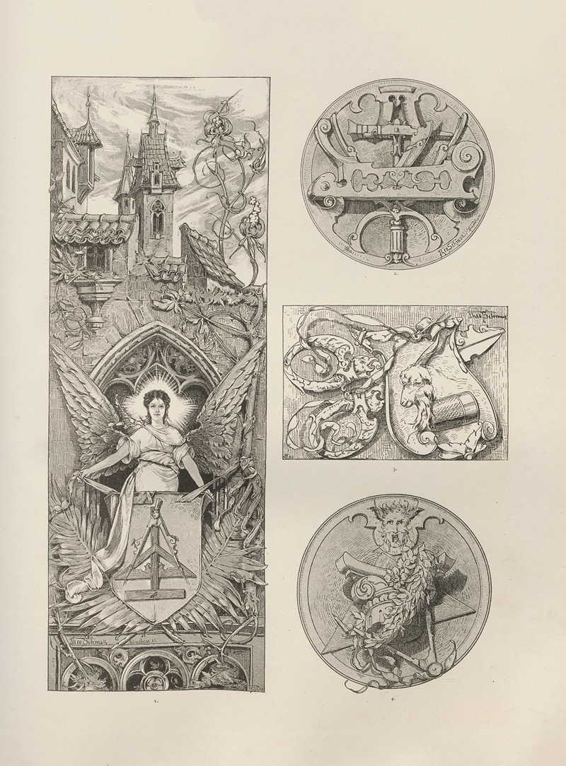 Albert Ilg - Allegories and Emblems Pl.104