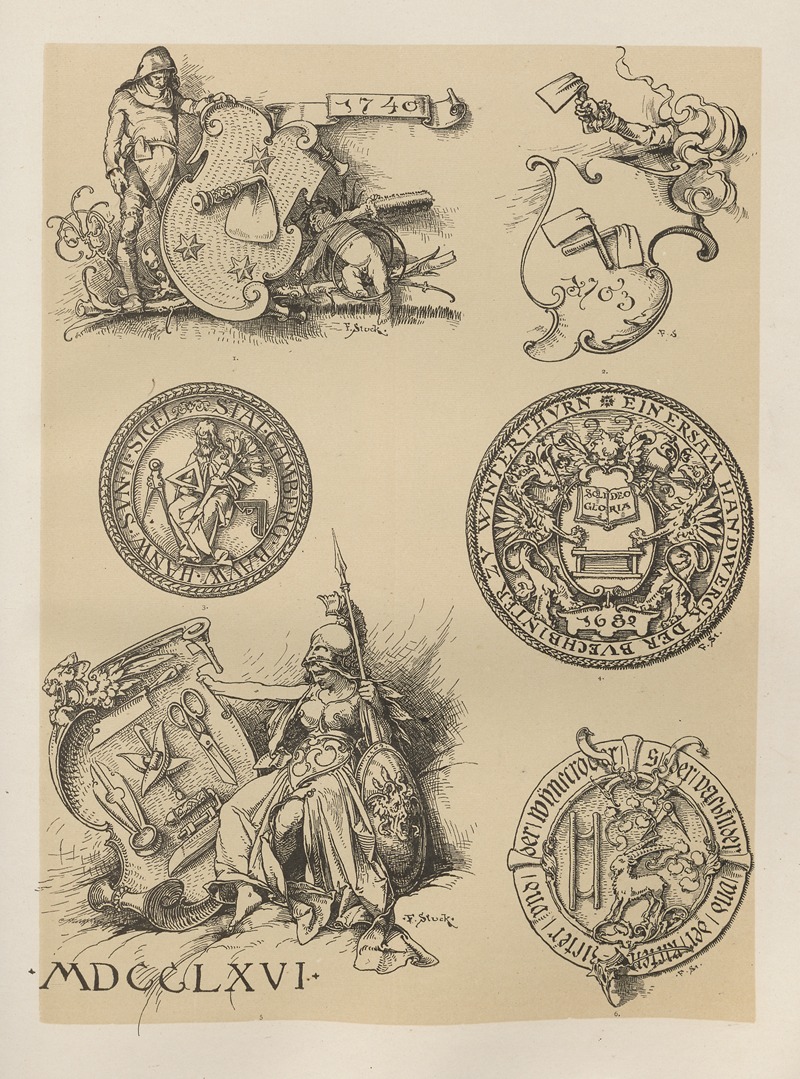 Albert Ilg - Allegories and Emblems Pl.106
