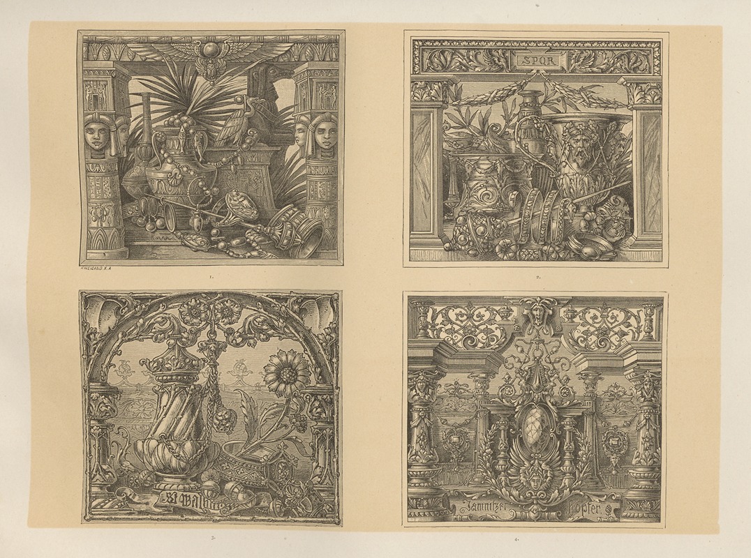 Albert Ilg - Allegories and Emblems Pl.107