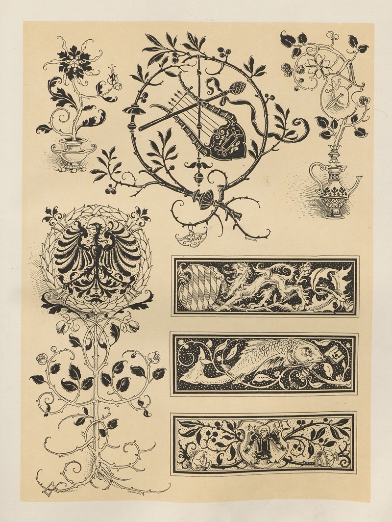 Albert Ilg - Allegories and Emblems Pl.109