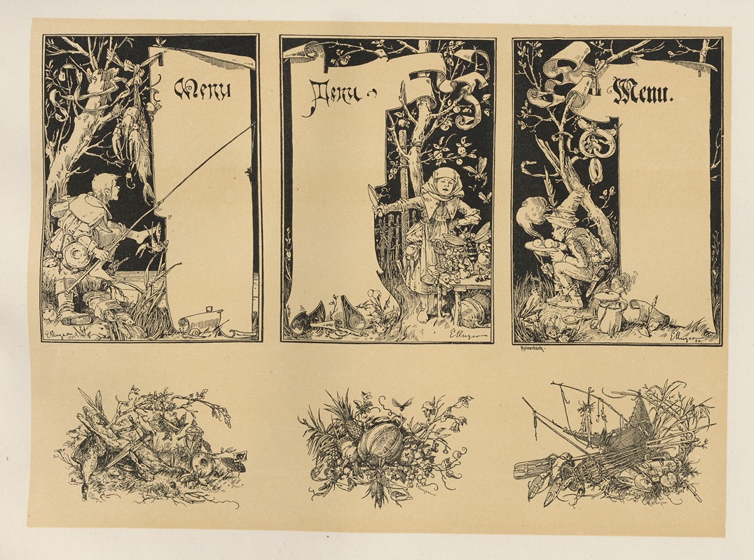 Albert Ilg - Allegories and Emblems Pl.113