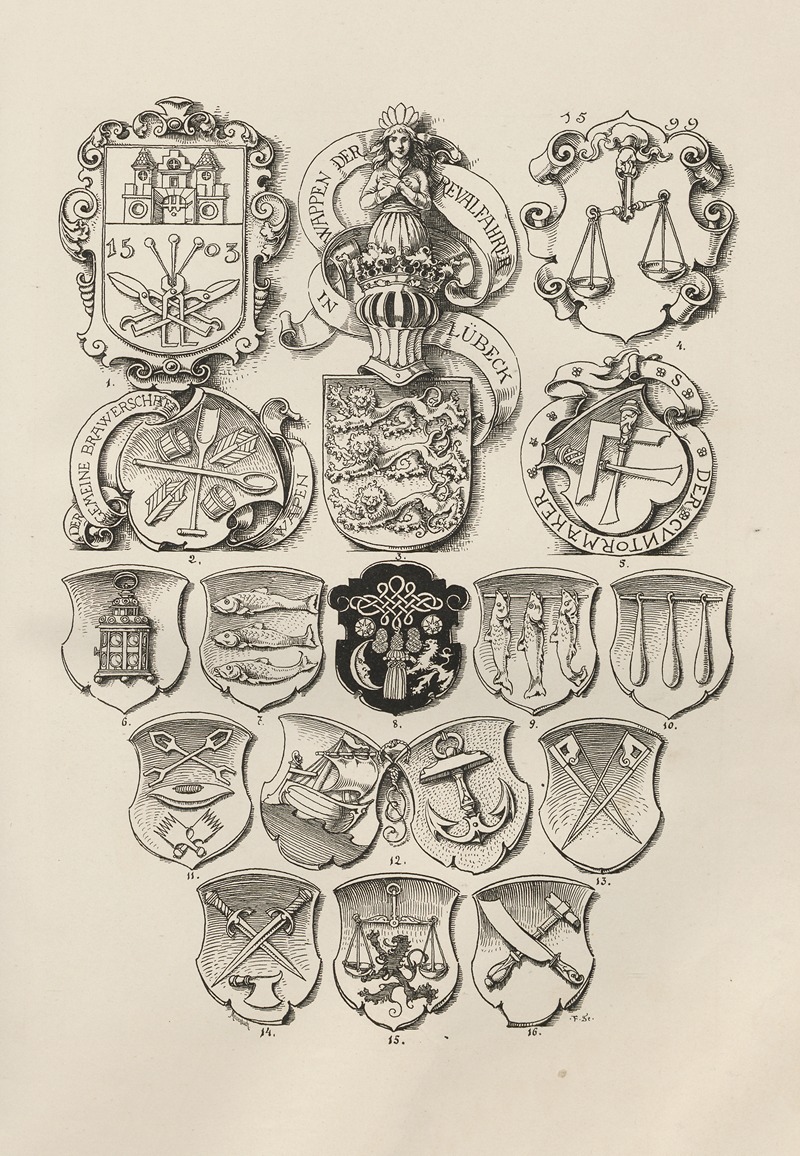 Albert Ilg - Allegories and Emblems Pl.114
