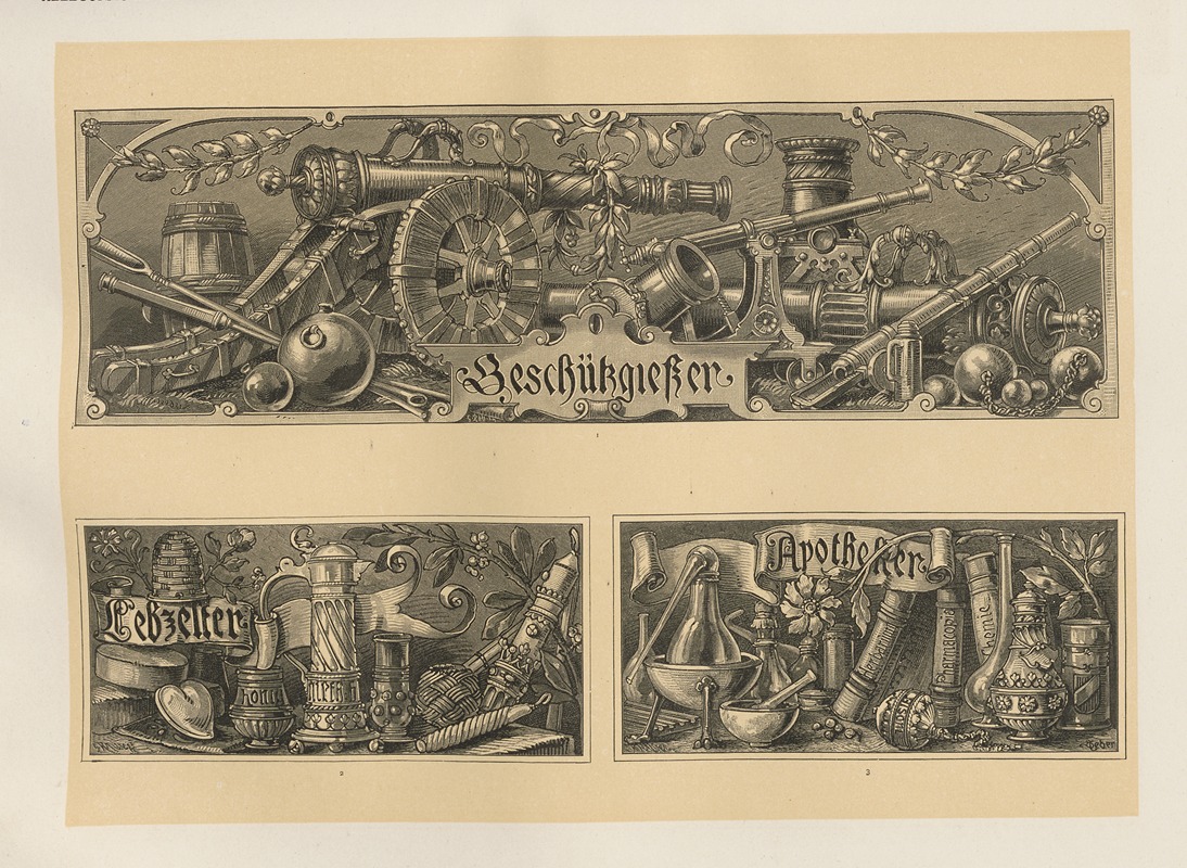 Albert Ilg - Allegories and Emblems Pl.121