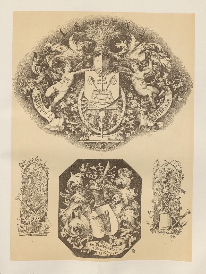 Albert Ilg - Allegories and Emblems Pl.123