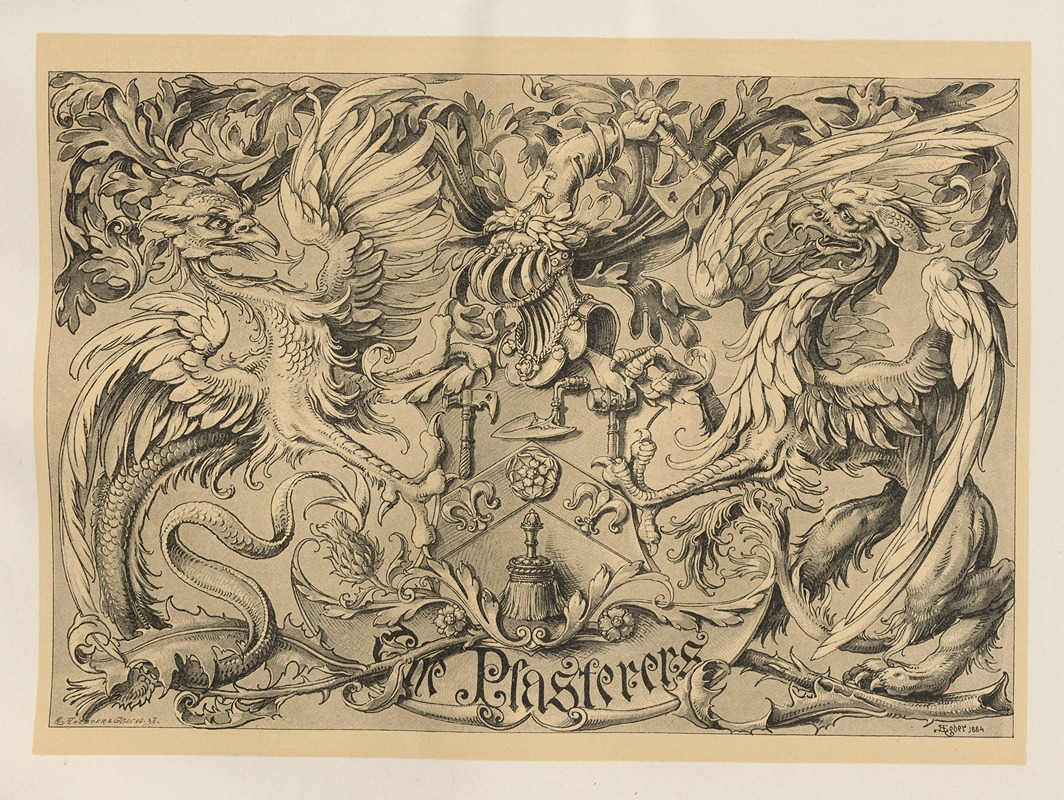 Albert Ilg - Allegories and Emblems Pl.130