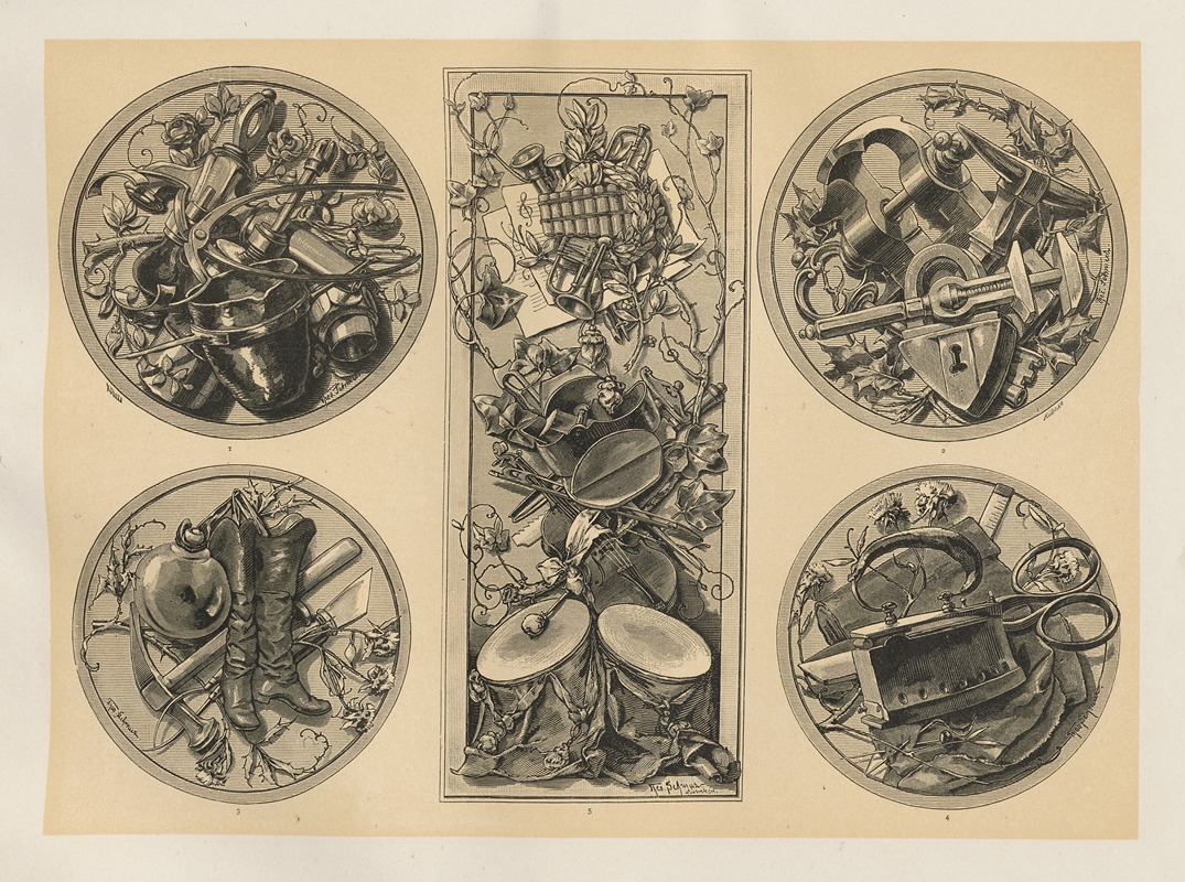 Albert Ilg - Allegories and Emblems Pl.134
