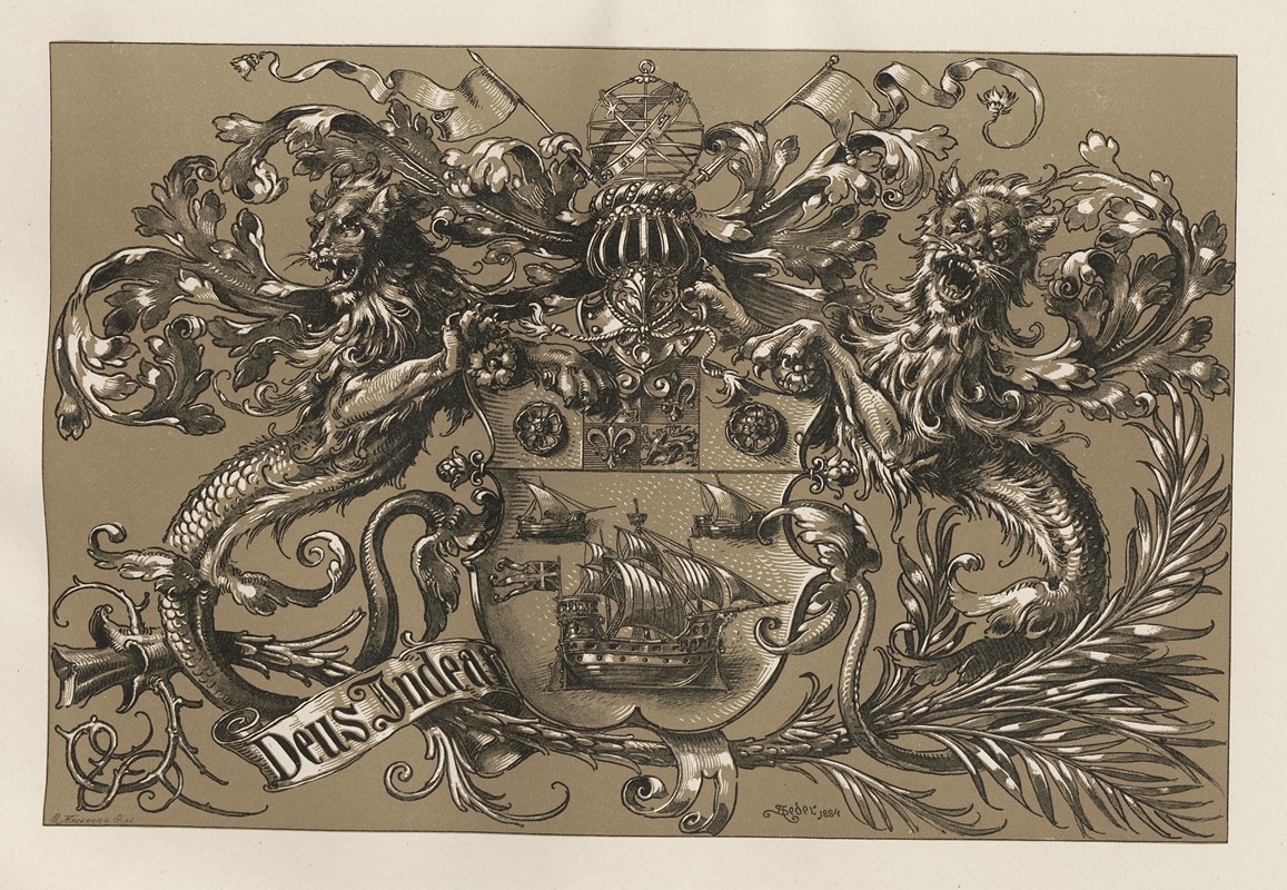 Albert Ilg - Allegories and Emblems Pl.140