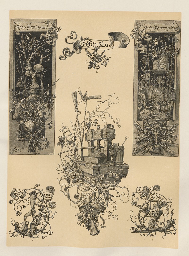 Albert Ilg - Allegories and Emblems Pl.141