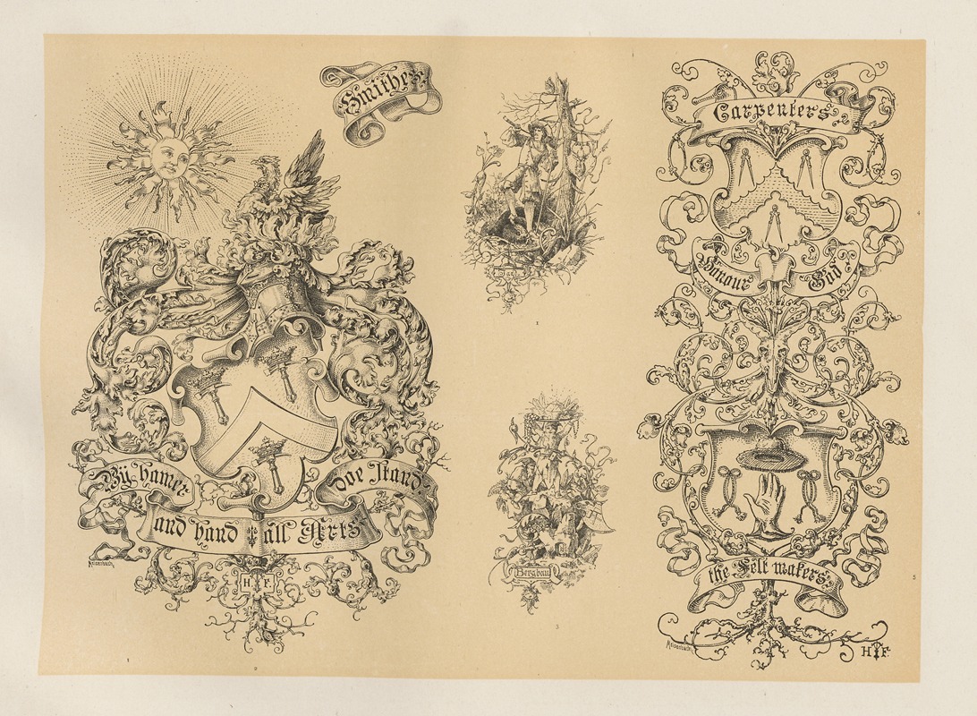 Albert Ilg - Allegories and Emblems Pl.144