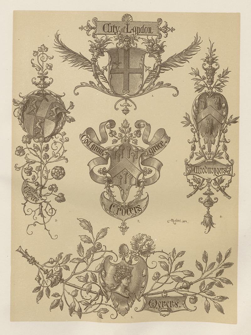 Albert Ilg - Allegories and Emblems Pl.145