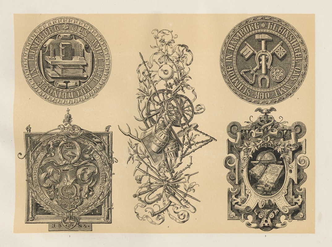 Albert Ilg - Allegories and Emblems Pl.150