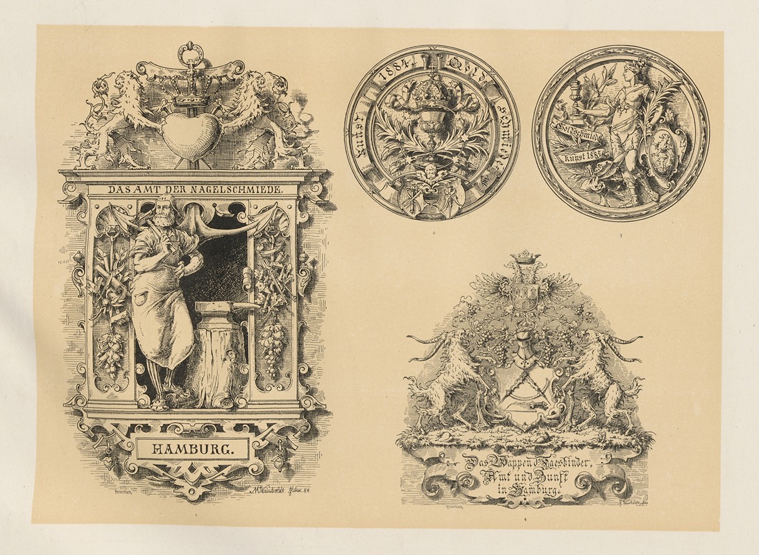 Albert Ilg - Allegories and Emblems Pl.155