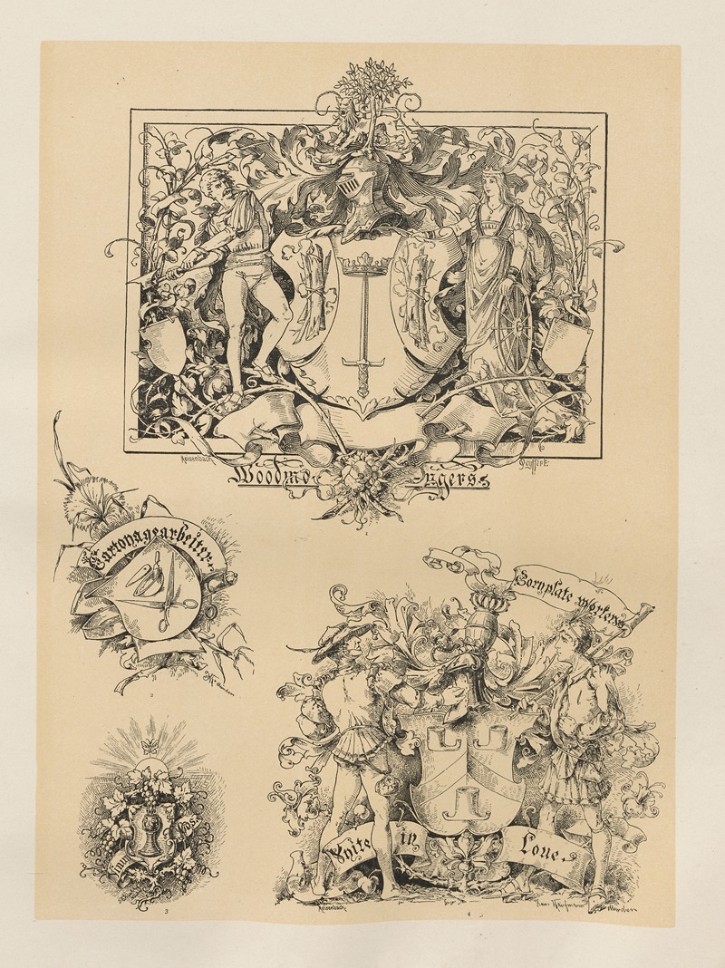 Albert Ilg - Allegories and Emblems Pl.157