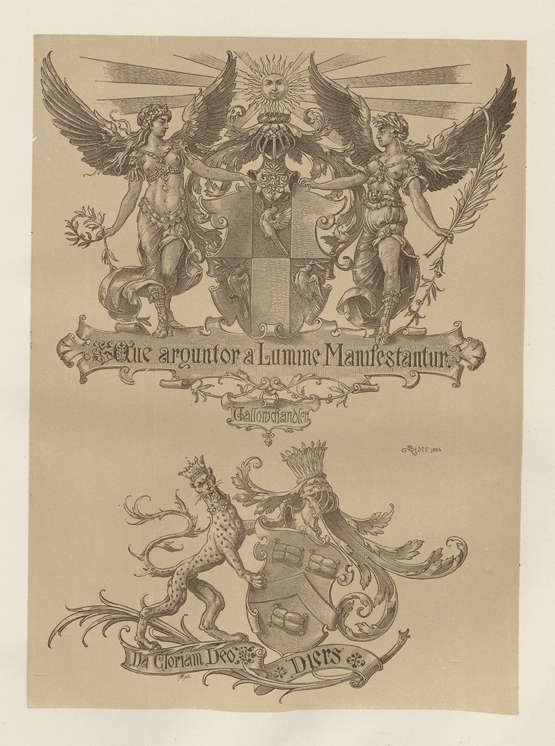 Albert Ilg - Allegories and Emblems Pl.159